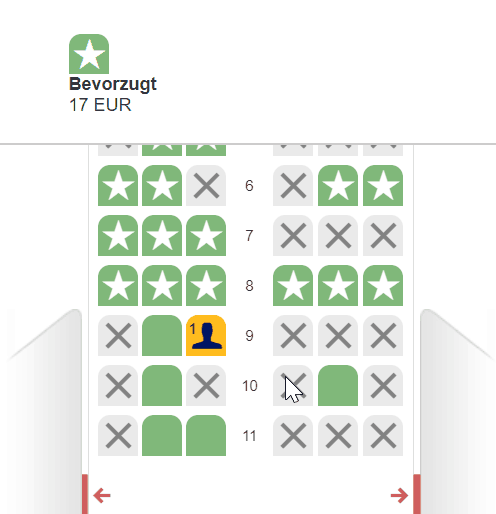 der beste Sitzplatz im Flugzeug: Sitzplatz auf einem Lufthansa Flug vor Öffnen des Online Check in